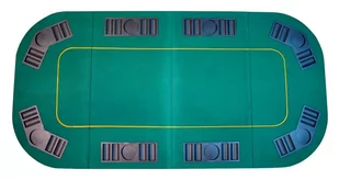 Ever green, Składany Blat do pokera, 160x80 cm, Zielony - Akcesoria do gier planszowych - miniaturka - grafika 1