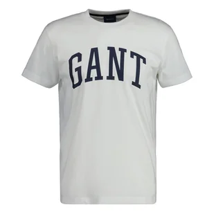 Męska Koszulka GANT MD. GANT T-SHIRT 2003181.110 – Biały - Koszulki męskie - miniaturka - grafika 1