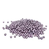 Dodatki do ciast w proszku - Posypka ryżowa 50 g w polewie cukrowej perłowa lawendowa (5mm) - miniaturka - grafika 1