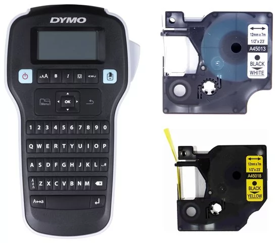 Drukarka etykiet Dymo LabelManager LM160 S0946340 + 2 taśmy 12mm