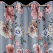 Zasłony - ZASŁONA GOTOWA GAJA 140X250 CM SZARY - miniaturka - grafika 1