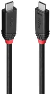 Kable USB - Kabelis Lindy 1m USB4 240W Type-C, 40 Gbps, juodas - miniaturka - grafika 1