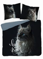 Pościel - Pościel bawełniana Holland  Natura 160x200 KOT - miniaturka - grafika 1