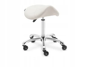 physa Krzesło siodłowe - 570-750 mm - 150 kg - beżowe YORK BEIGE - Krzesła i taborety kosmetyczne - miniaturka - grafika 1