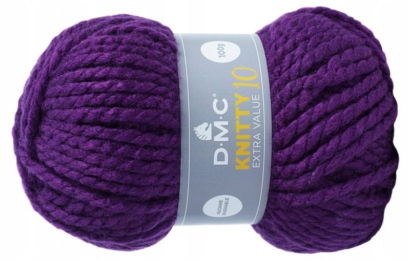 WŁÓCZKA DMC KNITTY 10 kol. 840 / ciemny fiolet
