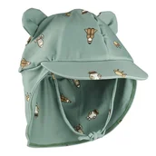 Chusty do noszenia dzieci - Nuuroo - Czapeczka Kąpielowa Przeciwsłoneczna Uv 50+ Space Light Green Roz. 54 - miniaturka - grafika 1