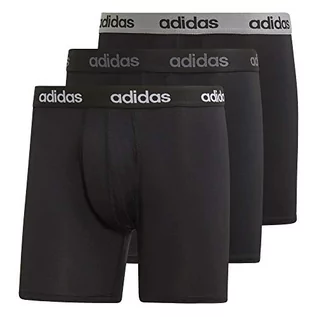 Majtki męskie - adidas adidas Męskie bokserki FS8396_M, czarne, M FS8396 - grafika 1