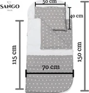 Śpiworki dla dzieci - Sango Trade ŚPIWOREK PRZEDSZKOLAKA + WORECZEK - miniaturka - grafika 1