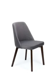 Flavio 1 krzesło tapicerowane grafitowe nogi orzech - Krzesła - miniaturka - grafika 1