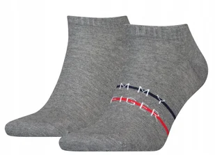 Tommy Hilfiger Skarpety Męskie Stopki 43-46 Popiel - Skarpetki męskie - miniaturka - grafika 1