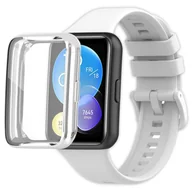 Akcesoria do smartwatchy - Pełne etui ochronne 360° Vanfone do Huawei Watch Fit 2, srebrny - miniaturka - grafika 1