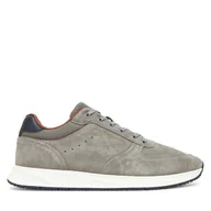 Sneakersy męskie - Sneakersy Tommy Hilfiger Premium Suede Hybrid FM0FM05690 Szary - miniaturka - grafika 1