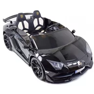 Samochody i pojazdy dla dzieci - Import SUPER-TOYS Import SUPER-TOYS LICENCJONOWANY LAMBORGHINI AVENTADOR SVJ DLA 2 DZIECI FUNKCJA DRIFTU LAKIER SUPER JAKOŚĆ MIĘKKIE SIEDZENIE MIĘKKIE KOŁA/SX20 SX-2028-LAKIER-CZARNY - miniaturka - grafika 1