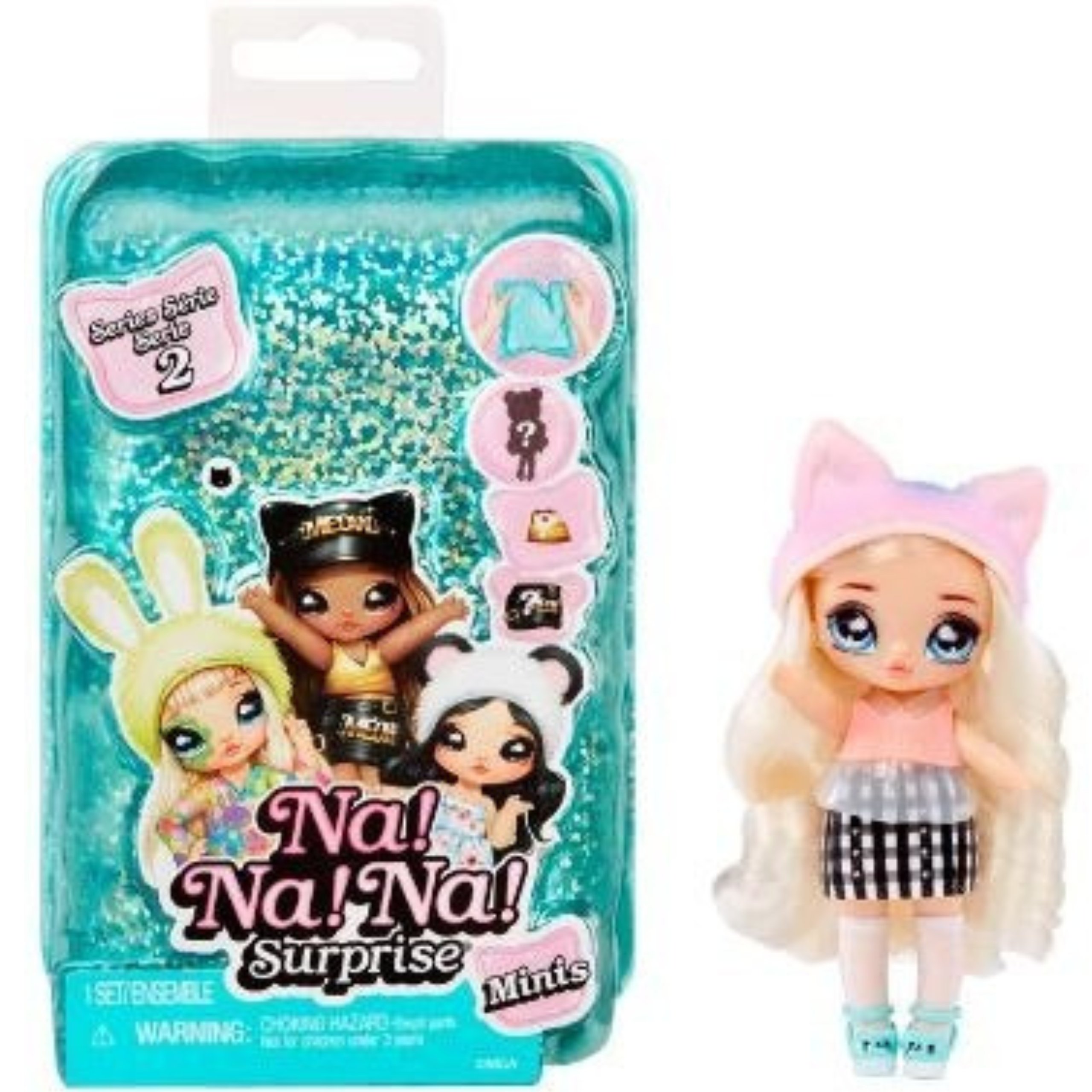 Laleczka 10cm Na Na Na Surprise Minis Seria 2 MIX dla dziewczynek