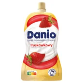 Desery mleczne - Danio Serek truskawka 120 g - miniaturka - grafika 1