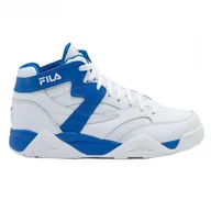 Buty trekkingowe męskie - Buty do koszykówki męskie Fila M-Squad białe - miniaturka - grafika 1