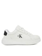 Buty dla chłopców - Calvin Klein Sneakersy V3X9-83300-1355 M Biały - miniaturka - grafika 1