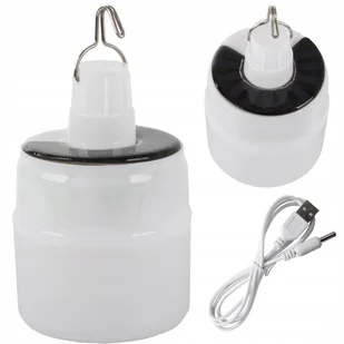 Lampa Lampka Solarna Turystyczna Na Biwak Usb Led - Latarki - miniaturka - grafika 1