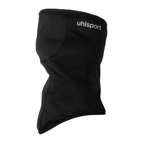 uhlsport Outdoor Functional Neckwarmer: szalik tuba dla mężczyzn i kobiet, szybkoschnąca, sportowa chusta na zimną pogodę, zawartość opakowania: 1x ocieplacz na szyję, czarny