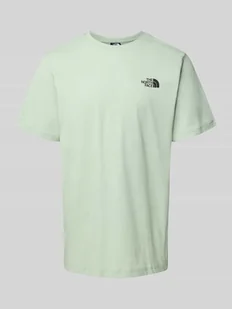 T-shirt z nadrukiem z logo - Koszulki męskie - miniaturka - grafika 1