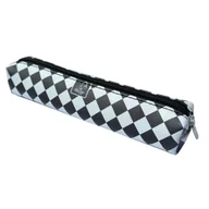 Piórniki - EV-Corp, Piórnik Mini Prostokąt Krata White - miniaturka - grafika 1