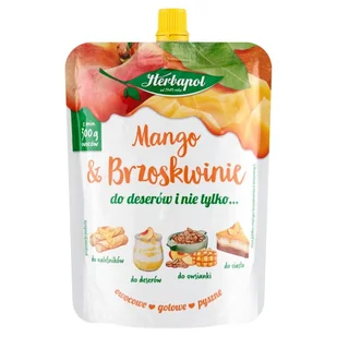HERBAPOL PRZECIER MUS DO DESERÓW MANGO&BRZOSKWINIA 300G - Miód - miniaturka - grafika 1