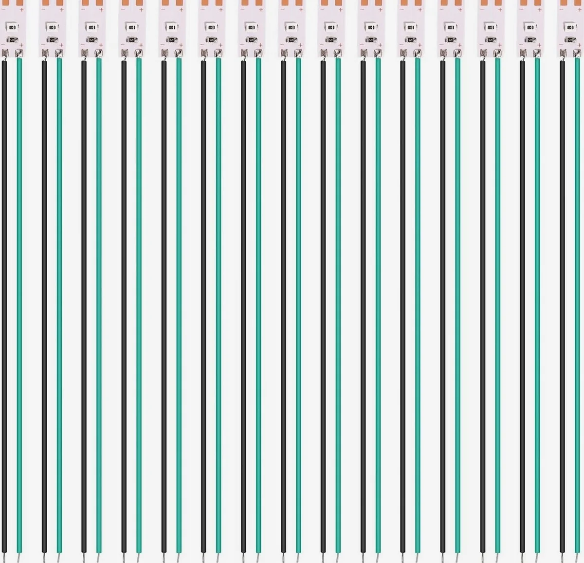 PASEK LED 15 SZTUK 17MM 12-18V WSTĘPNIE OKABLOWANY ŚWIATŁO ELASTYCZNE