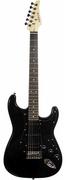 Gitary elektryczne - Arrow Arrow ST 211 STH-03 Deep Black HSS RW gitara elektryczna - miniaturka - grafika 1