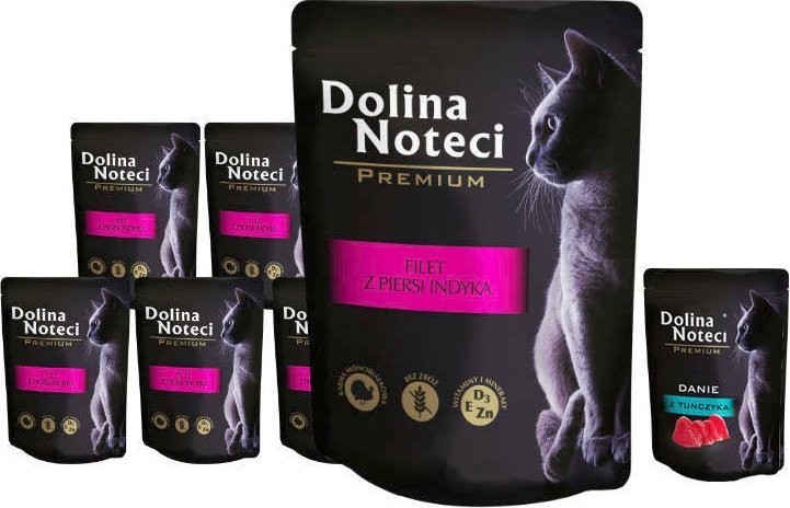 Dolina Noteci Premium z indykiem 10x85g + tuńczyk 85g