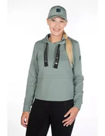 Kurtki jeździeckie - Bluza HKM Harbour Island zielona, rozmiar: XS - miniaturka - grafika 1