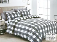 Pościel dla dzieci - Pościel 140x200 Dwustronna Bawełna Satynowa Collection World Krata - miniaturka - grafika 1