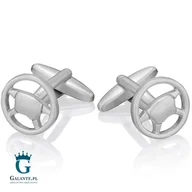 Spinki do mankietów i krawatów - Galante Spinki do mankietów X2 Dla kierowcy PSN051/070 - miniaturka - grafika 1