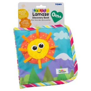 Tomy Lamaze Książeczka materiałowa Odkrycia - Zabawki sensoryczne - miniaturka - grafika 1