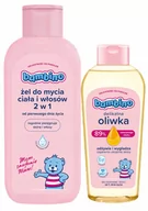 Kosmetyki kąpielowe dla dzieci - Żel dla dzieci do mycia 2w1 BAMBINO + oliwka - miniaturka - grafika 1