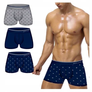 PIERRE CARDIN BAT Bokserki MĘSKIE KOMPLET 3szt M - Majtki męskie - miniaturka - grafika 1