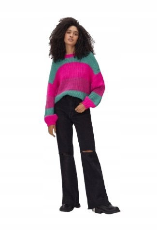 NASTY GAL SWETER DAMSKI W PASKI LUŹNY M 1OEB