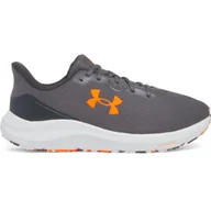 Buty sportowe męskie - Męskie buty do biegania Under Armour UA Charged Pursuit 4 - szare - miniaturka - grafika 1