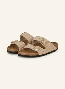 Birkenstock Klapki Arizona Leve beige - Klapki i japonki damskie - miniaturka - grafika 1