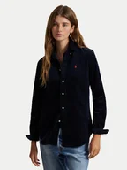 Koszule damskie - Polo Ralph Lauren Koszula 211971526003 Granatowy Slim Fit - miniaturka - grafika 1