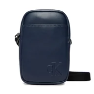 Torby męskie - Saszetka Calvin Klein Bold Ck Slim Reporter LV04D3279G Granatowy - miniaturka - grafika 1