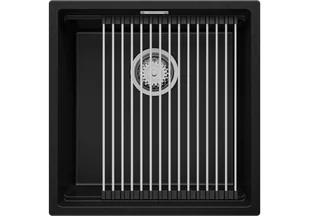 BRANDE SWIFT SLIM 460-50 BLACK (czarny mat) - Zlewozmywaki - miniaturka - grafika 1