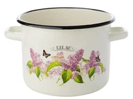 Garnki - Garnek emaliowany, prosty B/P Lilak, 22 cm, 6 l, Ua - miniaturka - grafika 1