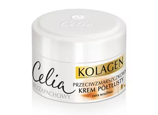 Celia Kolagen przeciwzmarszczkowy krem półtłusty z kozim mlekiem 50ml - Kremy do twarzy - miniaturka - grafika 4