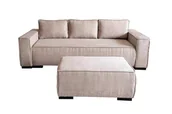 Sofy i kanapy - Sofa z pufą DAFNE S+P / 240x100x90 - miniaturka - grafika 1