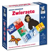 Gry planszowe - Gram i układam. Zwierzęta. Kapitan Nauka - miniaturka - grafika 1