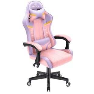 Fotel gamingowy Hell's Chair HC- 1004 KIDS Różowy Colorful - Fotele gamingowe - miniaturka - grafika 1