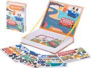Układanki dla dzieci - Układanka puzzle magnetyczne środki transportu - miniaturka - grafika 1