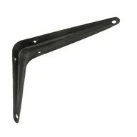 Meble modułowe i akcesoria - Wspornik budowlany stalowy Podpórka półki 125x100 czarny - miniaturka - grafika 1