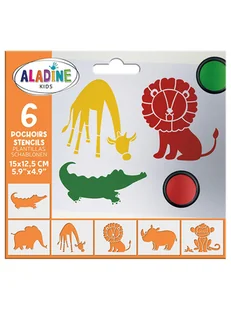 Aladine Zestaw szablonów "Savannah" - 4+ - Zabawki kreatywne - miniaturka - grafika 1