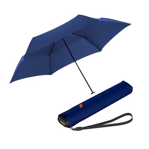 Knirps Parasol kieszonkowy Ultra US.050 Slim Manual – ultra lekki i płaski – odporny na wiatr – 21 cm, grantowy, M